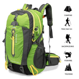 Hiking Backpack Waterproof Durable Large Capacity