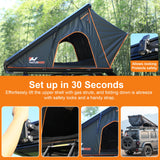 Naturnest Hardshell Rooftop Tent Van Jeep SUV Truck Car Tents