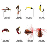 40-148 Pc/Box Trout Fly Fishing Assorted Flies