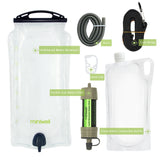 Miniwell Water Purifier Water Straw Filter Emergency Kit