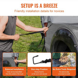 Pickup Truck Tent With Rain Layer And Carry Bag
