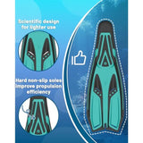 Snorkeling Fins with Full Foot Pocket