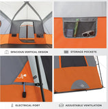 Spacious Multi-Room Cabin Tent for Family Camping