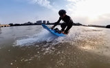 Electric Surfboard in Carbon Fiber Jet Surfboard 15 kW Seaside