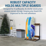 Freestanding Vertical Surfboard Storage Rack