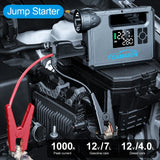 5-in-1 Car Jump Starter with Air Compressor Portable Flashlight