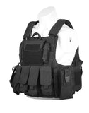 LQARMY Men Tactical Vest 1000D Quick Release Plate Carrier