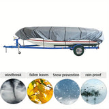 Boat Cover - Waterproof Heavy Duty Trailerable Boat Cover for Boats from 12 - 18'