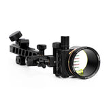 M2 Compound Bow Five-needle Sight Fine Tuning 5 Pins Aiming Scope Come With Adapter 2x/4x/6x/8x lenses for Choice