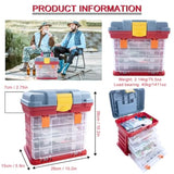 Fishing Lures Kit with Tackle Box Included