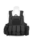 LQARMY Men Tactical Vest 1000D Quick Release Plate Carrier