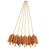 Turkey Feather Wooden Arrows