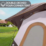 Backpacking tent for outdoor camping and hiking