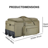 LQARMY 124L Outdoor Camping Travel Bag