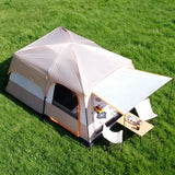 Camping Tent, Top Skylight for Ventilation and Mosquito Protection