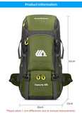 50L Travel Backpack Men