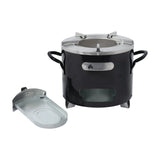 Portable Stainless Steel Wood Stove with Removable Ash Tray