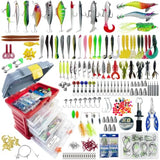 Fishing Lures Kit with Tackle Box Included