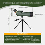 20-60X70 Zoom HD Spotting Scope