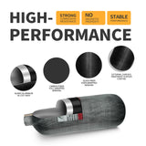 4500psi 300Bar 2L Carbon Fiber Cylinder