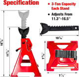 Jack Stands, 6 Ton (13,000 lbs) Capacity
