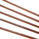 Mixed Carbon Arrows, 12 pcs, 31.5 Inch Spine