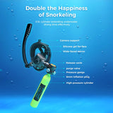 Mini Scuba Tank with Full Face Mask