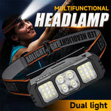 LED Headlamp Rechargeable Flashlight