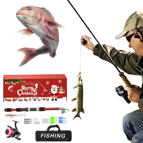 Fishing Pole Set Full Kit Xmas Gifts for Men