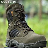Outdoor Men's Climbing Work Safety Boots,