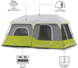 Quick Setup Cabin Tent for 9 People