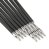 12PCS Archery Pure Carbon Arrow