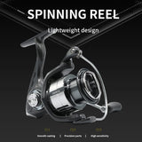Lightweight Spinning Fishing Reel 1500 2500 Series 5+1BB 5.2:1