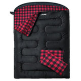 Double Flannel  Sleeping Bag for Adults