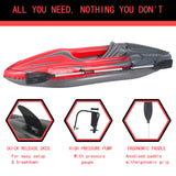 Inflatable Kayak 1 Person Adult Red Canoe
