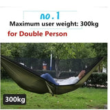 Two-Person Mosquito-Net Camping Hammock