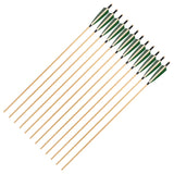 Hunting Arrows 12pcs 31.5inch Handmade Wooden Shaft