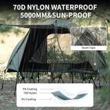 1-Person Cot Tent, Lightweight, Easy Setup
