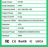 UHF VHF FM Scrambler NOAA Frequency Two-Way CB
