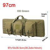 LQARMY 32 38 42 48 inch Tactical Double Rifle Case