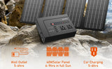 200W Portable Power Station with Solar Panel