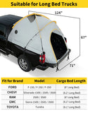 Waterproof Double-Layer Pickup Truck Bed Tent with Awning