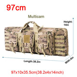 LQARMY 32 38 42 48 inch Tactical Double Rifle Case