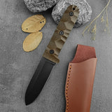 Fixed Blade Tactical Knife D2 Steel Blade
