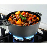 Cast Iron Dutch Oven With Lid, Pot (5.1 Quarts) And Lid (1.9 Quarts) That Can Be Used As A Skillet, Cast Iron Dutch Oven With S