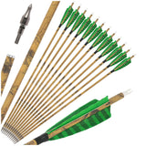 12 PCS 30-inch Archery Carbon Arrows