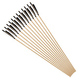 Archery Arrows 12pcs 32inch Wooden Shaft