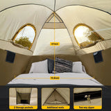 Awning-Equipped Waterproof Truck Tent