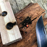 Wood Bow Drilling Fire Making Tool