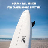 6'1" Shortboard 900 FRP with Fin Set and Leash